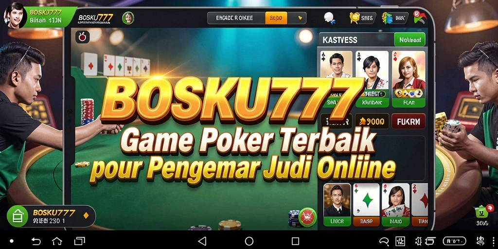 Gameplay Poker menarik di aplikasi BOSKU777