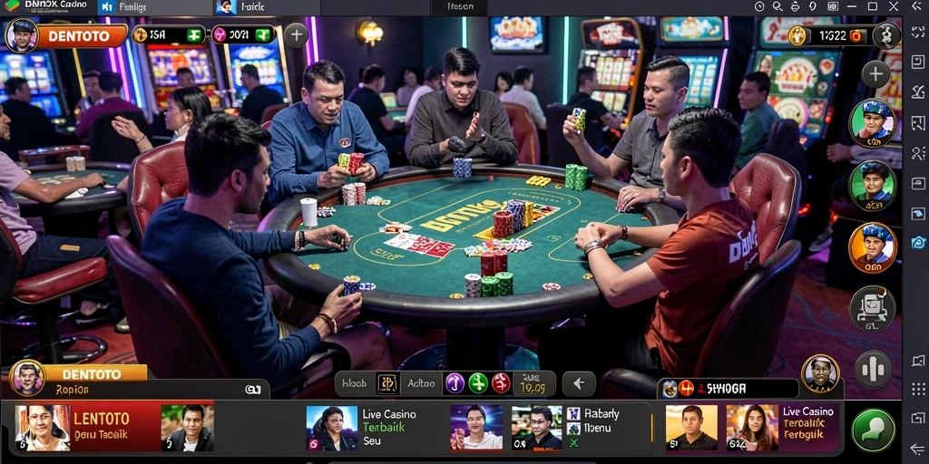 Gameplay DENTOTO yang mendebarkan dalam suasana kasino