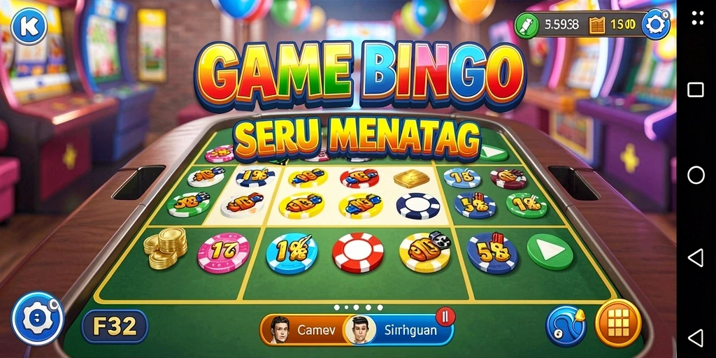 Gameplay seru F32 dengan tantangan Bingo yang mengasyikkan.