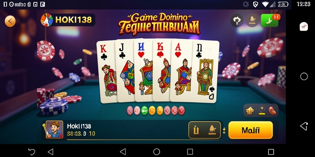 Tampilan gameplay HOKI138 dengan antarmuka yang menarik dan interaksi pemain.
