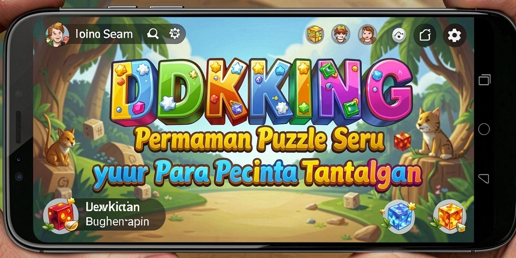Tampilan gameplay seru dari IDRKING menampilkan tantangan Puzzle.
