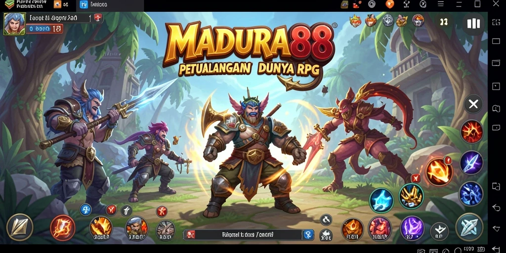 Gameplay RPG MADURA88 yang mendebarkan dan menarik.