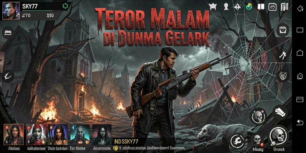 Gameplay menegangkan dalam atmosfer menyeramkan di SKY77.