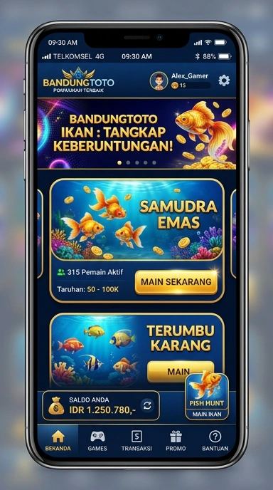 Tampilan antarmuka pengguna bandungtoto yang menarik dan intuitif.